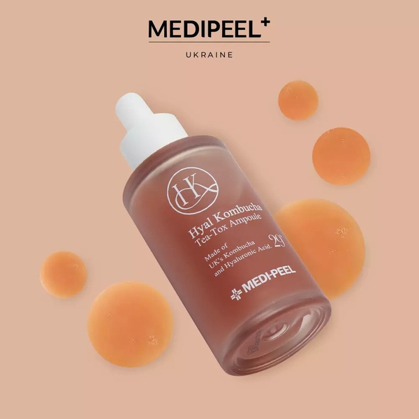 Сыворотка для лица Medi-Peel Hyal Kombucha Tea-Tox Ampoule восстановительная с 70% комбучи 50 мл - Pampik - 2