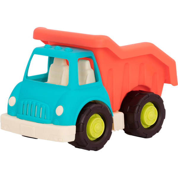 Баттатомобиль Battat Самосвал оранжевый с голубым - Pampik