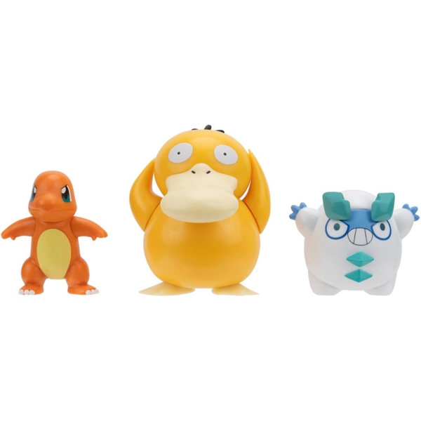Набір ігрових фігурок Pokemon W19 Чармандер, Галарський Дарумака, Псайдак (PKW3598) - Pampik - 2