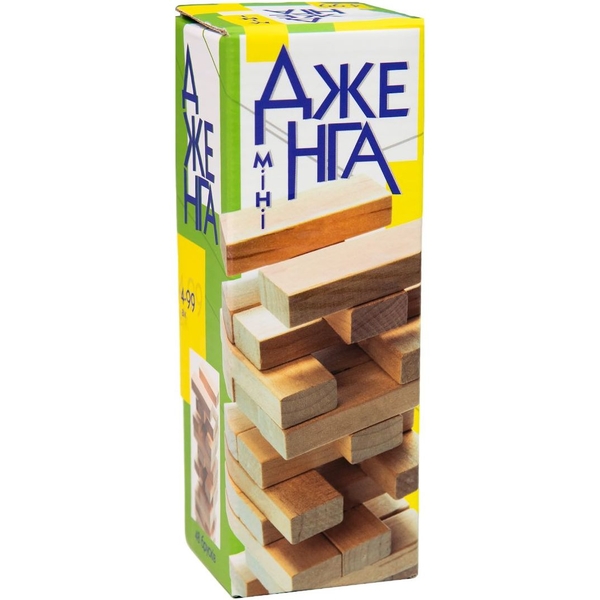 Настільна гра Strateg Дженга міні 48 брусків (30968) - Pampik