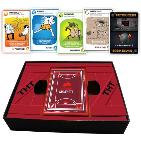 Настольная игра Rozum Взрывные котята: оригинальное издание (EKIEK01UA) - Pampik - 4