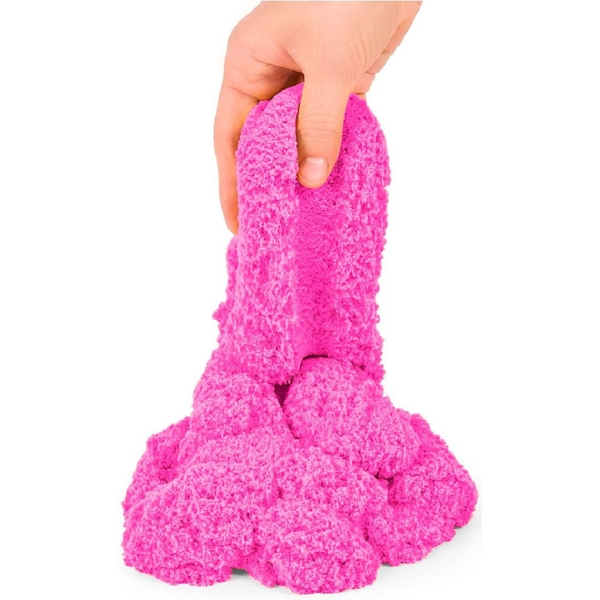 Кинетический песок Kinetic Sand Colour розовый, 907 г (71453Pi) - Pampik - 2