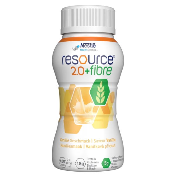 Ентеральне харчування Nestle Health Science Resource 2.0+Fibre зі смаком ванілі, 4 шт. по 200 мл - Pampik - 3
