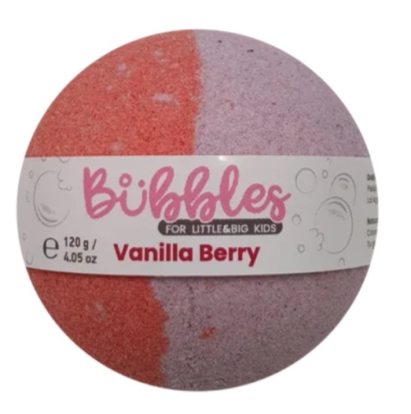 Бомбочка для ванни Bubbles Ванільна ягода, 120 г - Pampik