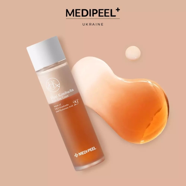 Тонер для обличчя Medi-Peel Hyal Kombucha Tea-Tox Toner з комбучею та гіалуроновою кислотою 150 мл - Pampik - 3