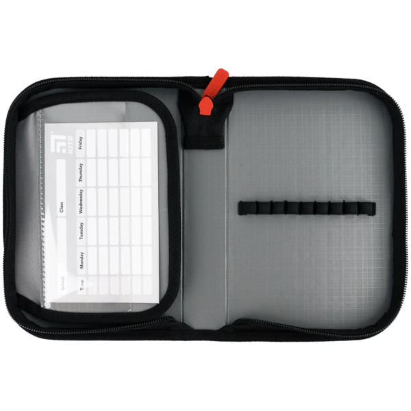 Пенал жесткий Kite Racing 20x14x3.9 см, черный (K24-621-4) - Pampik - 2