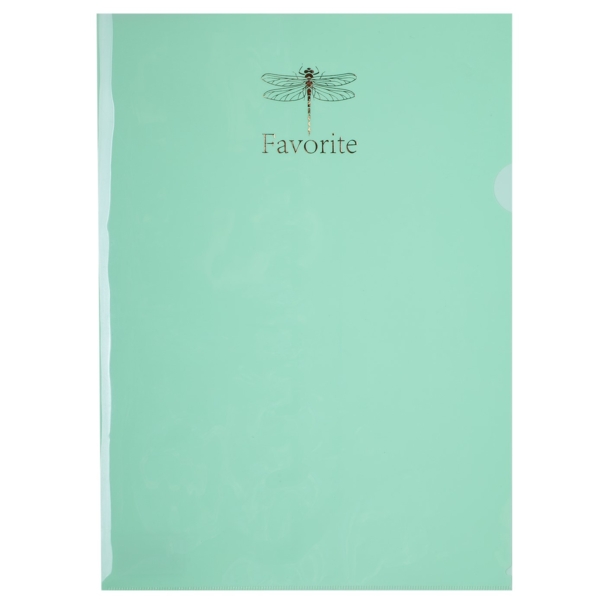 Папка-уголок Buromax Favourite Pastel А4, мятный (BM.3855-38) - Pampik