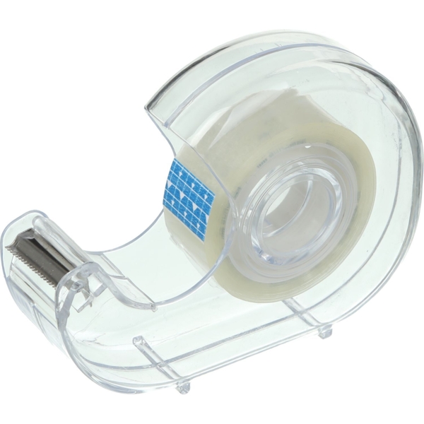 Клейкая канцелярская лента Buromax в диспенсере 18 мм х 20 м прозрачная (BM.7161-01) - Pampik - 2