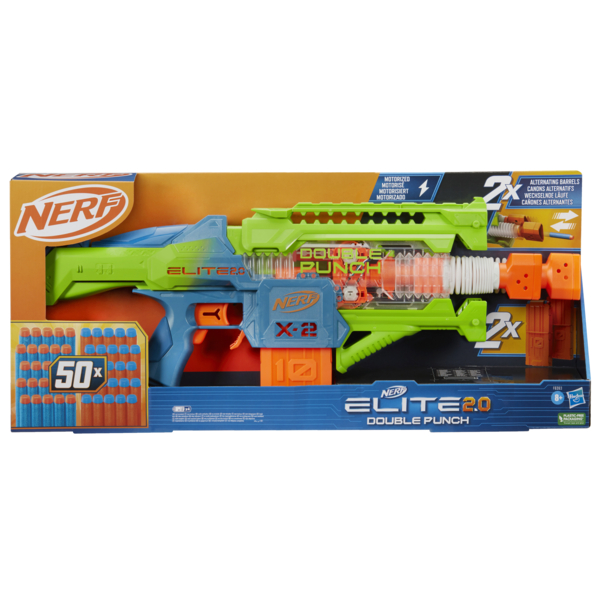 Бластер Hasbro Nerf Elite 2.0 Подвійний удар (F6363) - Pampik