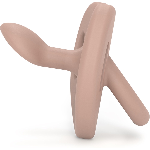 Пустушка Suavinex Colour Essence силіконова анатомічна, 0-6 місяців, нюдовий (308086) - Pampik - 2