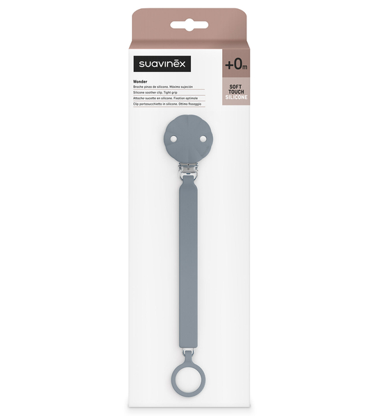 Клипса для пустышки Suavinex Wonder, голубой (402549) - Pampik - 2