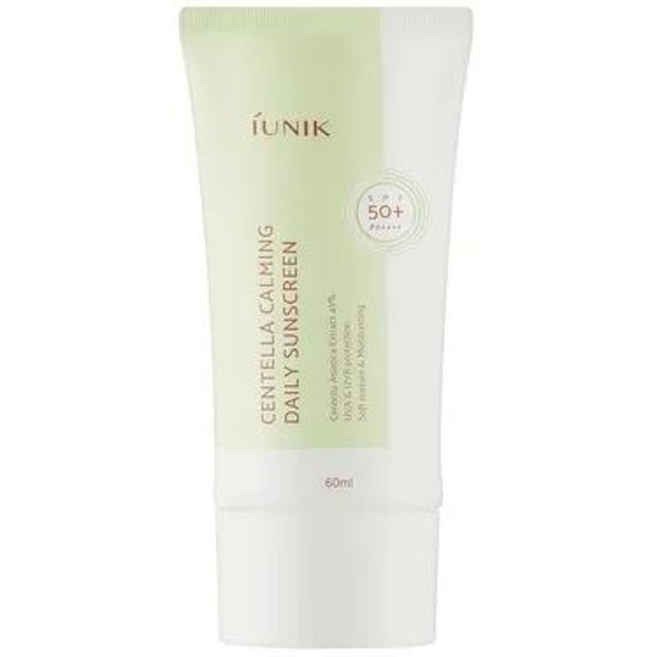 Cонцезахисний крем з екстрактом центели iUNIK Centella Calming Daily Moisture Suncreen SPF 50 15 мл - Pampik