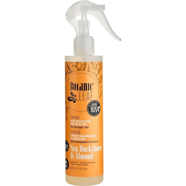 Спрей Botanic Leaf Глибоке відновлення та живлення для пошкодженого волосся 250 мл - Pampik