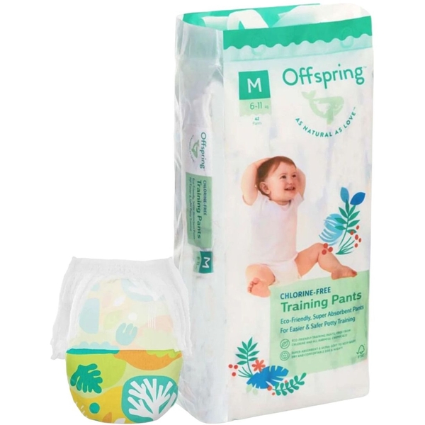 Подгузники-трусики Offspring Forestia M (6-11 кг) 42 шт. (DP-OI-FAP-M42P-FRT) - Pampik