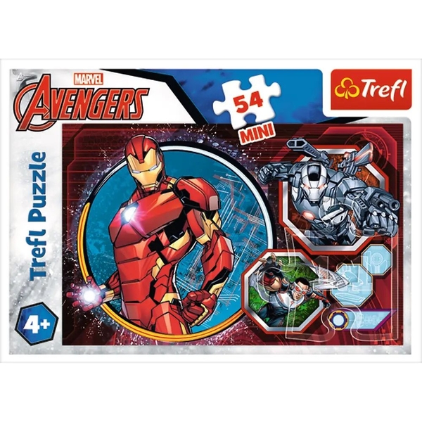 Пазли Trefl Залізна людина Дісней Marvel Міні 54 елементів - Pampik
