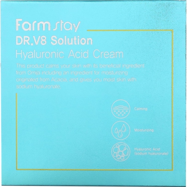 Крем для лица FarmStay DR.V8 Solution Hyaluronic Acid Cream 50 мл - Pampik - 3