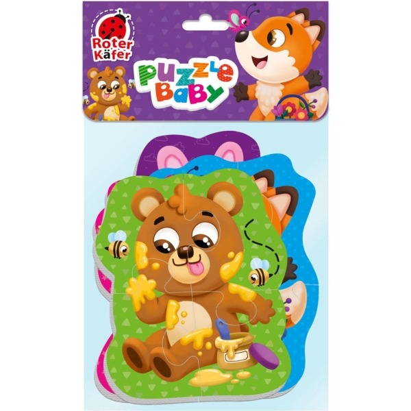 Пазли м'які Roter Kafer Лісові звірі, 14 елементів (RK6010-06) - Pampik - 2