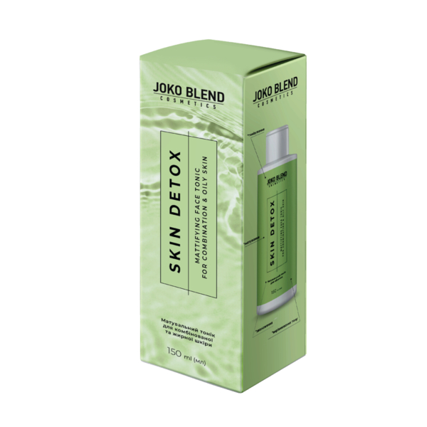 Матувальний тонік Joko Blend Skin Detox для комбінованої та жирної шкіри 150 мл - Pampik - 3
