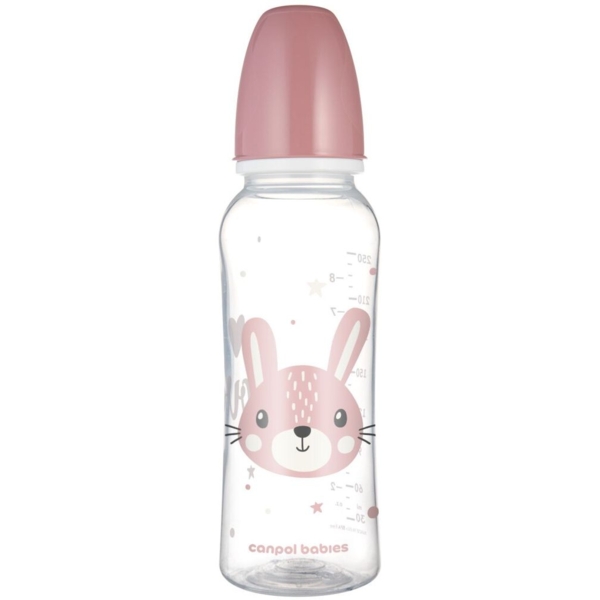 Пляшечка Canpol Babies Cute Animals, 250 мл. (11/841_pin) - Pampik