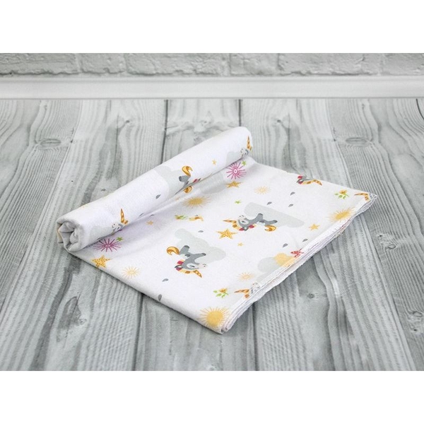 Пелюшка Руно Єдиноріг фланель 90х80 см (203.05_єдиноріг) - Pampik - 2