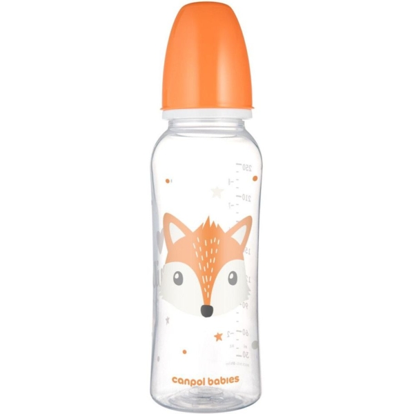 Пляшечка Canpol Babies Cute Animals, 250 мл. (11/841_ora) - Pampik
