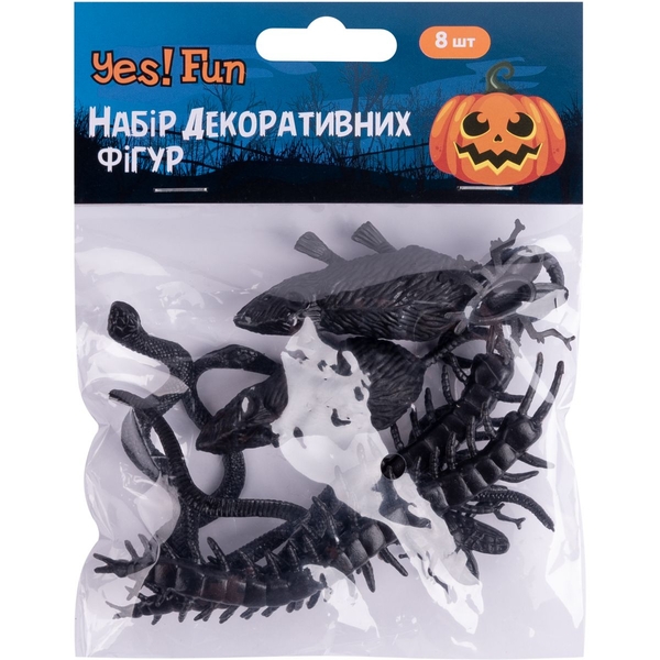 Набор насекомых Yes! Fun Хэллоуин для розыгрыша 8 шт (974348) - Pampik