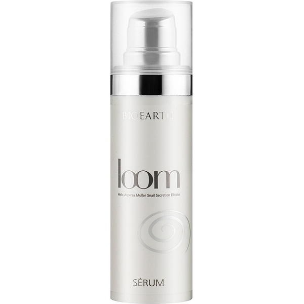 Сироватка для обличчя Bioearth Loom Serum з екстрактом слизу равлика 30 мл - Pampik