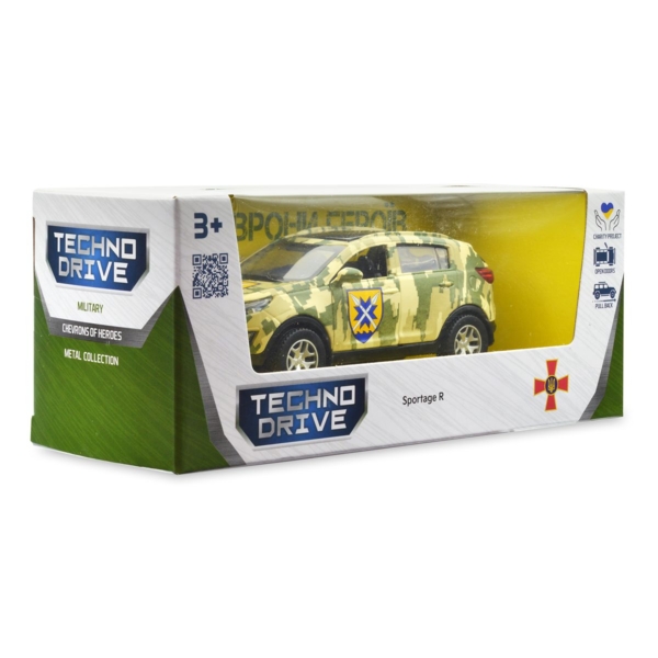 Автомодель TechnoDrive Шевроны Героев Kia Sportage R 56 ОМПБр (250362M) - Pampik - 13