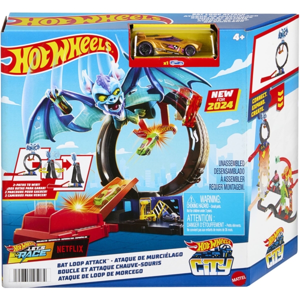 Игровой набор Hot Wheels Невероятная атака летучей мыши (HTN78) - Pampik - 5