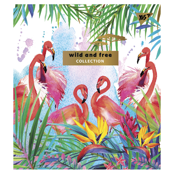 Набір зошитів Yes Savannah life Pantone Gold А5, в клітинку, 48 аркушів, 5 шт. (766879) - Pampik - 5