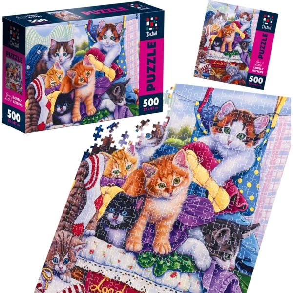 Пазлы De.tail Милые котята, 500 элементов (DT500-13) - Pampik - 3