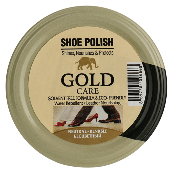 Паста для обуви Goldcare в банке, 50 мл, бесцветная - Pampik