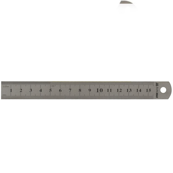 Линейка Buromax стальная 15 см (BM.5810-15) - Pampik