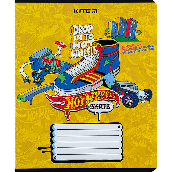 Набор тетрадей Kite Hot Wheels А5 в клетку 18 листов 20 шт. (HW24-236) - Pampik - 6