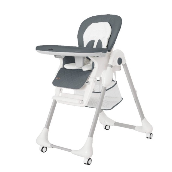 Стільчик для годування Carrello Toffee CRL-9502/3 Space grey сірий - Pampik