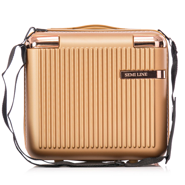 Бьюті-кейс Semi Line 16L Gold (T5663-2) - Pampik - 3