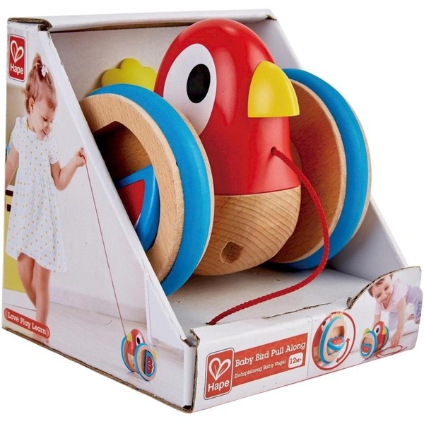 Дерев'яна каталка Hape Пташеня (E0360) - Pampik - 3