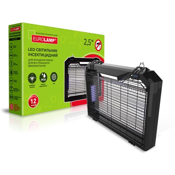 Світильник для знищення комах Eurolamp LED для внутрішнього використання (MK-2,5(LED)) - Pampik - 3