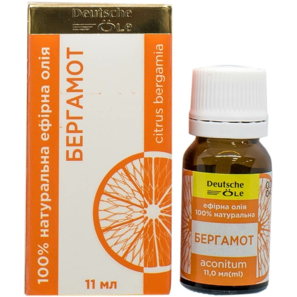 Эфирное масло Deutsche Ole Бергамот 11 мл - Pampik