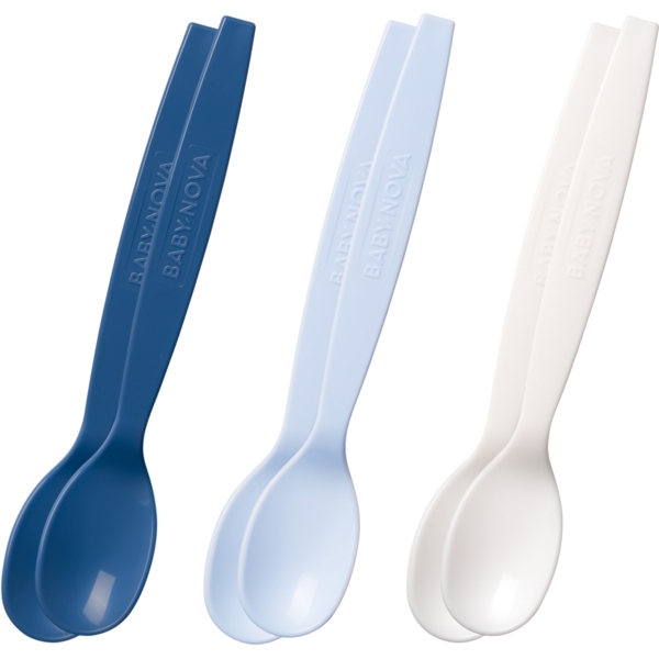 Набор ложек Baby-Nova для мальчика, 6 шт. (3965033) - Pampik - 2
