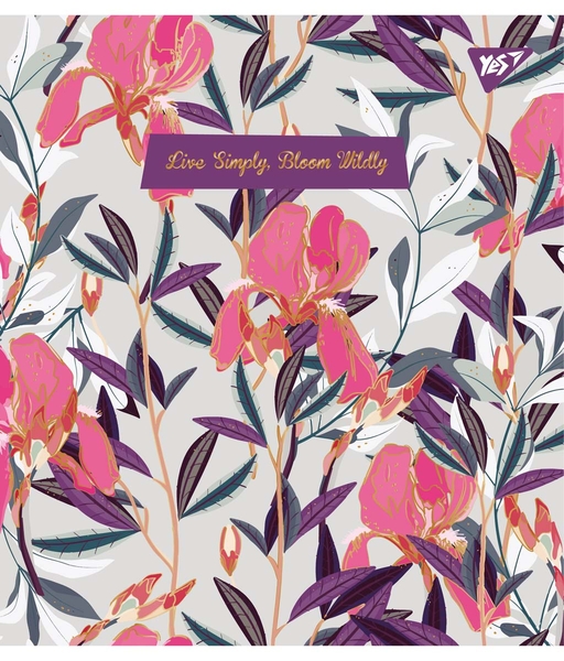 Набор тетрадей Yes Wild bloom А5, в клетку, 18 листов, 10 шт. (765198) - Pampik - 4