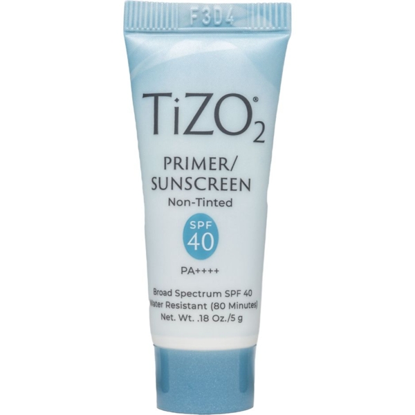 Крем-праймер минеральный солнцезащитный TiZO 2 Facial Primer/Sunscreen Non-tinted SPF 40, 5 г - Pampik
