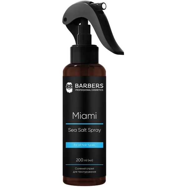 Спрей для волосся Barbers Miami текстурувальний сольовий 200 мл - Pampik