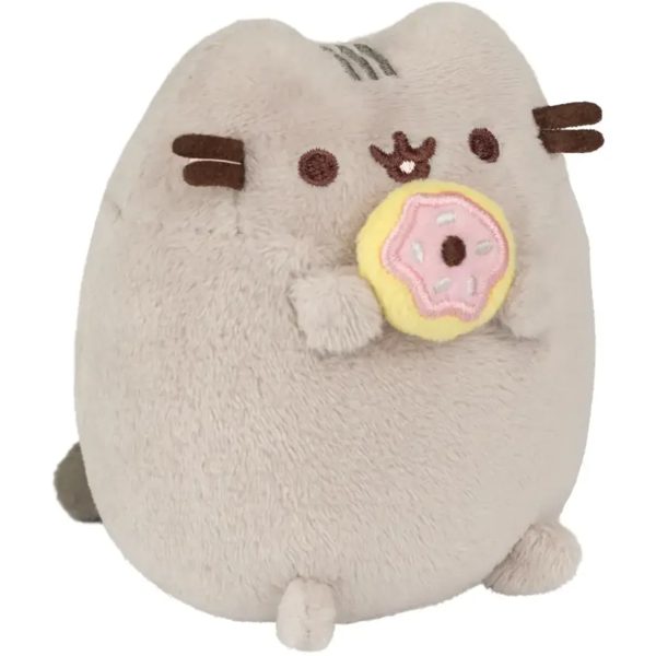 Іграшка м'яконабивна Aurora Pusheen з пончиком, 11 см (210996K) - Pampik - 2