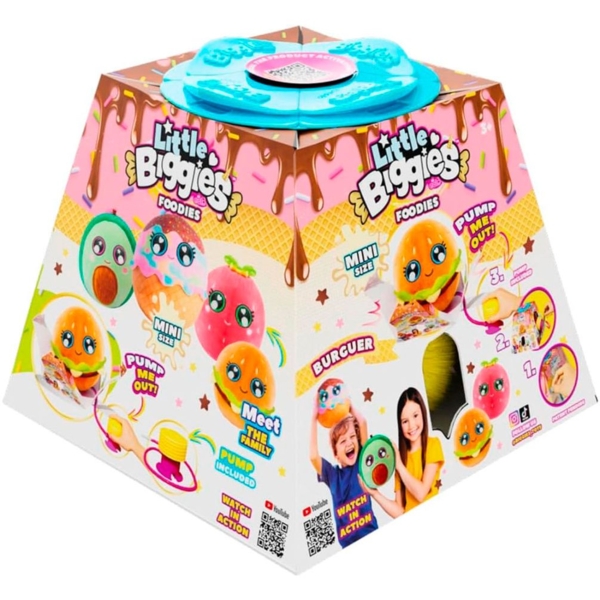 Игровой набор Biggies Little Foodies W2 Бургер (BIG002-BU) - Pampik - 6