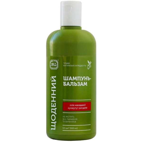 Шампунь-бальзам Яка для щоденного використання 500 мл - Pampik
