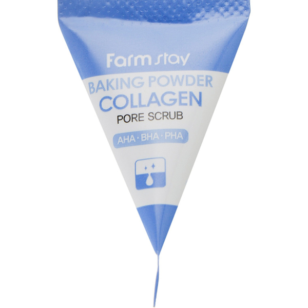Скраб для обличчя FarmStay Collagen Baking Powder Pore Scrub 7 мл - Pampik