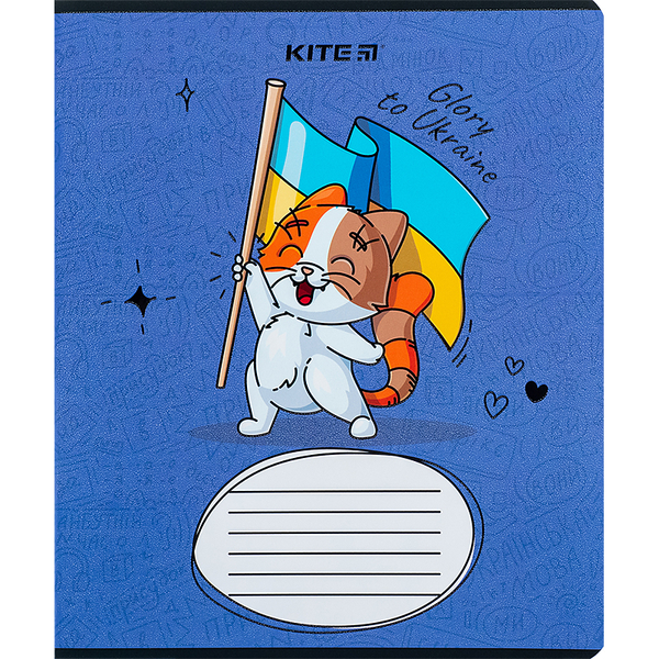 Набор тетрадей Kite Be Ukraine А5, в линейку, 12 листов, 25 шт. (K24-234-2) - Pampik - 7