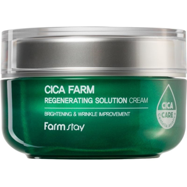 Крем для лица FarmStay Cica Farm Regenerating Solution Cream 50 мл - Pampik - 3