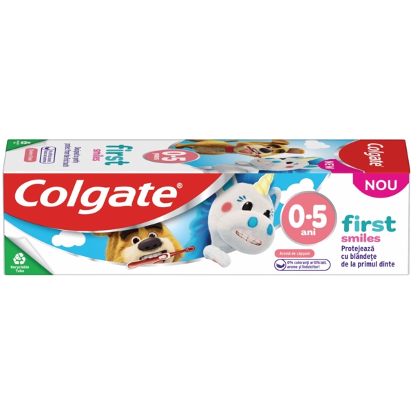 Дитяча зубна паста Colgate First Smiles, для дітей 0-5 років, 50 мл - Pampik - 4